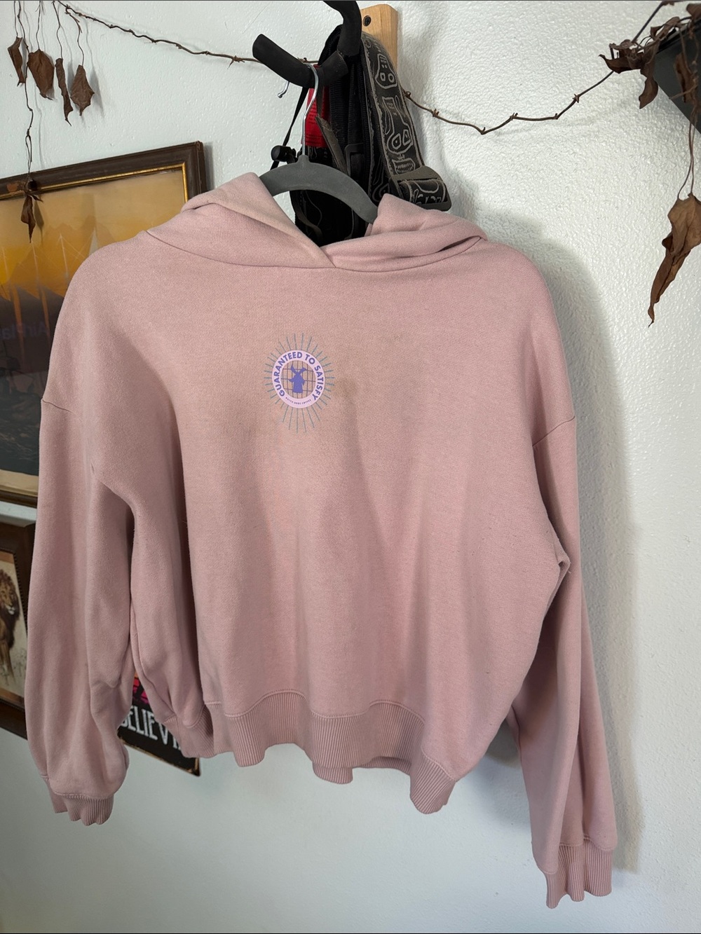 Relaxed Pink Dutch Bros Hoodie Sweatshirt - Women's Casual Pullover